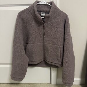 Gymshark Women’s Elevate Fleece Midi Jacket - Mauve